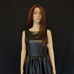 bar III Faux Leather Dress